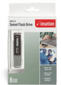 Imation USB 2.0 Swivel Flash Drive 8Gb