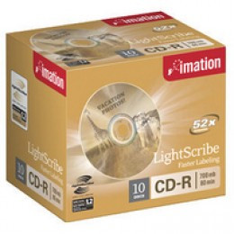 Imation CD-R 80min 52X LtScrb P10 22383
