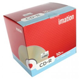 Imation CD-R 80 52X Slim Inkjet Hub Pk10