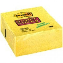 3M PostIt SuperSticky Cube 76x76mm Daff
