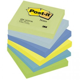 Postit Ast Dreamy 76x76mm x2 Free Display