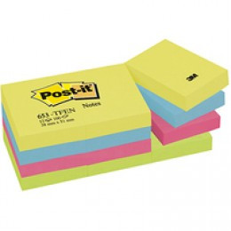 Postit Energetic 38x51mm x2 Free Display