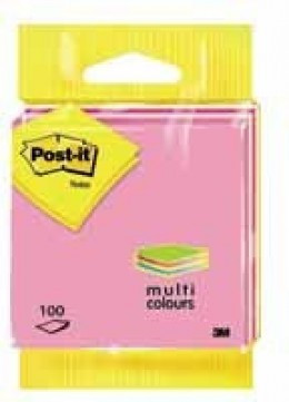 3M PostIt Note 76mmx76mm Rainbow Strawberry