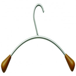 FF Alba Wood/Metal Coat Hanger Pk6