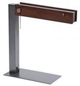 Alba Bank Fluorescent Desk Lamp DkWood