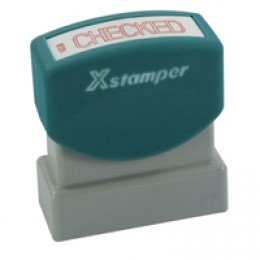 XStamper Checked Red 1038