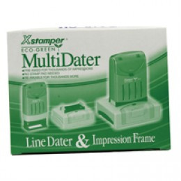 XStamper Multi Dater Paid/BACS Red/Blue
