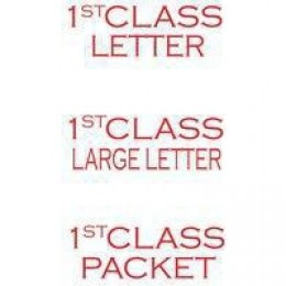XStamp 3in1 Word Stamp 1class Post Red