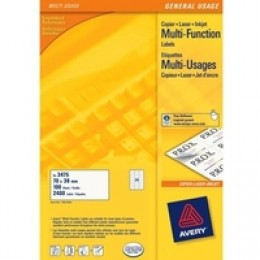 Avery Multi Labels 16TV 10 Sheet White 3660
