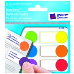 Avery Dot Jots Label 44x19 Assorted Col
