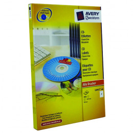 Avery Laser Classic Size CD/DVD 100Shts