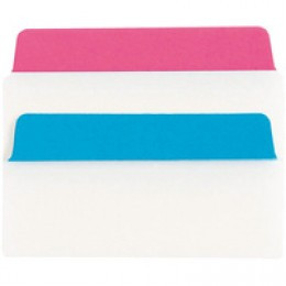 Avery Sml Notetab 76x38mm Blue/Pink 16Tab