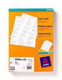 Avery Copier Labels 105x149 White Pk100 DPS04