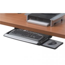Office Suites Deluxe Keybrd Drw Black/Silver