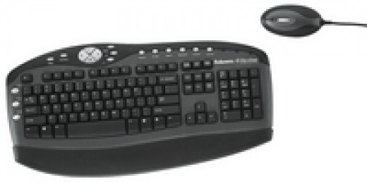 Fellowes Microban Cordless Keybrd Mouse