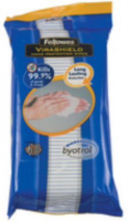 Fellowes Virashield Hand Wipes Pk40