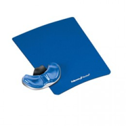 Fellowes Crystal Palm Support Blue