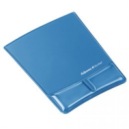 Fellowes Mouse Pad/Wrist Support Blue