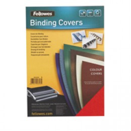 Fellowes FSC A4 Delta Cover Yellow Pk100