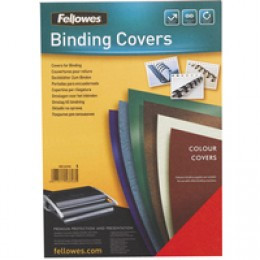 Fellowes FSC A4 Linen Cover White Pk100