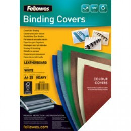 Fellowes FSC A4 Linen Cover Dark Red Pk100