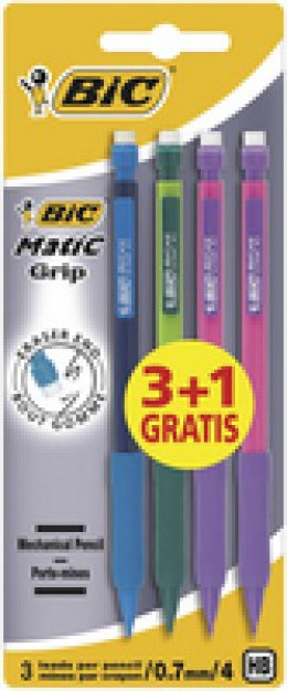 Bic Matic Grip Mechanical Pencil Free Ast