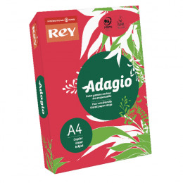 Adagio Card A4 160g Red Pk250
