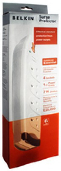 Belkin Surgemaster 4 Socket 1M Cable