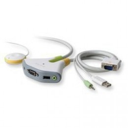 Belkin Flip 2Port KVM W/Remote USB Audio