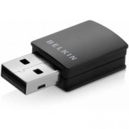 Belkin Surf N300 Wireless USB Adaptr Black