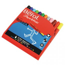 Berol Colour Broad Assorted Wallet 24