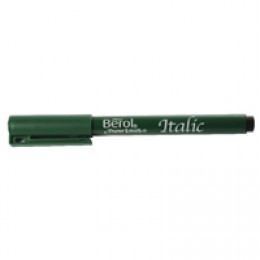 Berol Italic Pen Medium Black S0379090