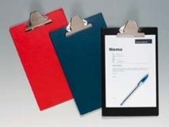 Bantex Clipbd HDuty PVC Foolscap Red 100080965