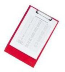 Bantex Clipbd Sngl PVC Foolscap Red 100080969