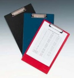 Bantex Clipbd Sngl PVC Foolscap Black 100080970