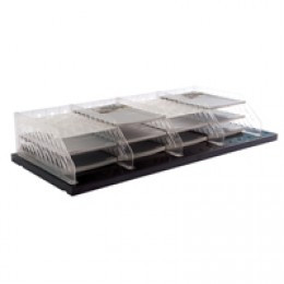 FF Pigeon Hole Shelf Unit Grey Bph