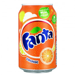 Fanta Orange 330ml Can Pack of 24 A00769