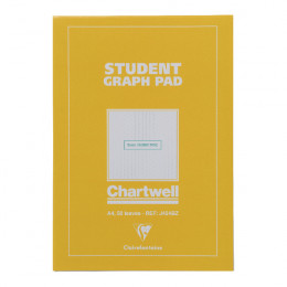 Chartwell Graph Pad A4 5mm Yellow/Blue J424B [Pack 10]