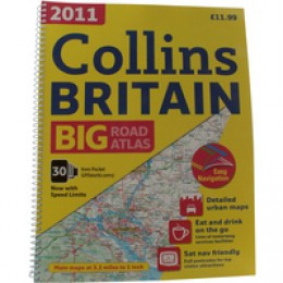 Collins Road Atlas Britain Spiral Bnd A3