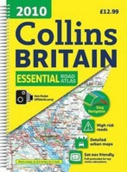 Collins 2010 Road Atlas Britain A4 Wiro