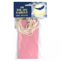 Owl Brand Luggage Tags Astd Pk10 OBS98