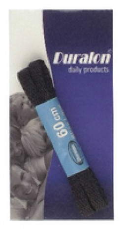 Duralon 60cm Shoe Lace Black C047 Pk6