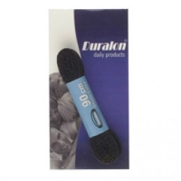 Duralon 90cm Boot Lace Black C050 Pk6