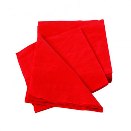 Maxima Napkin 400mm 2Ply Red Pk100