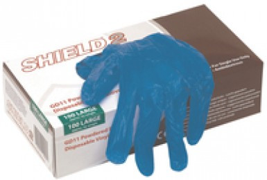 CPD Vinyl Gloves Large P100
