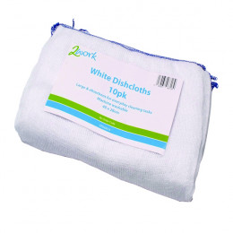 Maxima Dishcloth X10 White KRSSDC