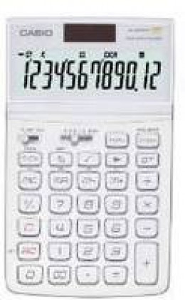 Casio Desk Top Calculator White JW-200TV-WE