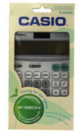 Casio Desktop Calculator DF-120ECO-W-EH