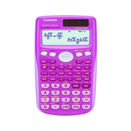 Casio Twin Powered Scientific Calculator Pink