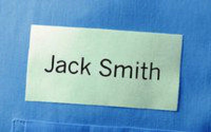 Durable Sadh Name Badge 30x60mm P540